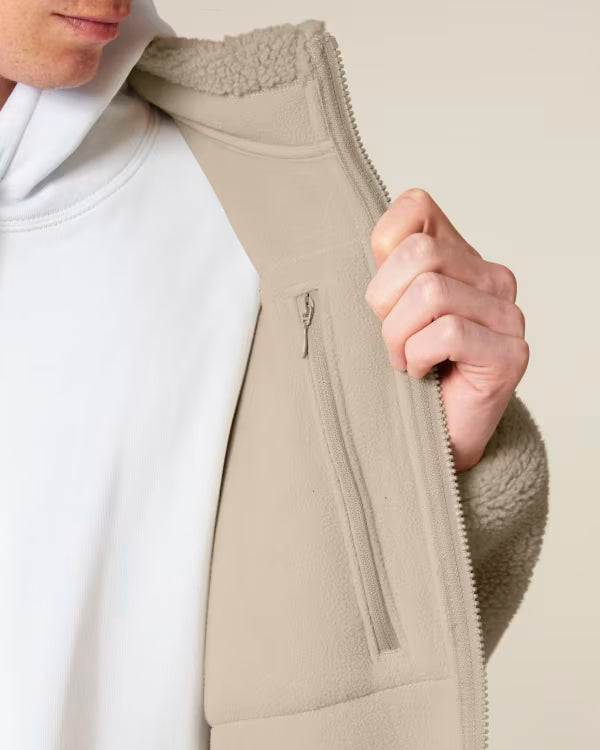 Sherpa Fleece jacket // Brooker // Desert Dust