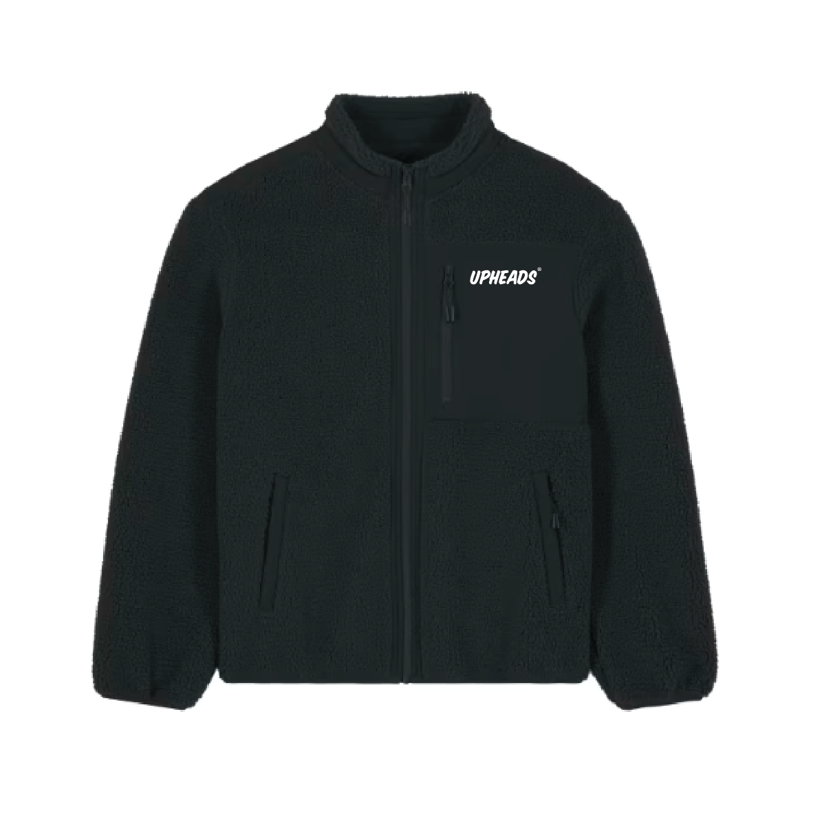 Sherpa Fleece Vest // Brooker // Black