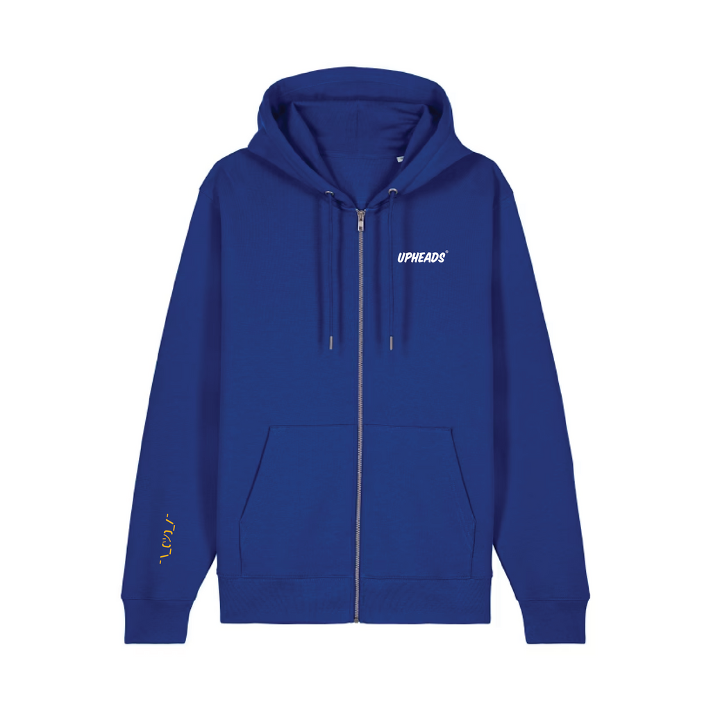 Premium Zip Hoodie // Cultivator 2.0 // Blå, Sort og Lilla