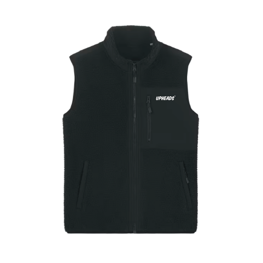 Sherpa Fleece Vest // Liner // Black